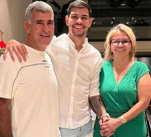 Marcia Moura with her husband Dick Gomez and son Bruno Guimaraes.